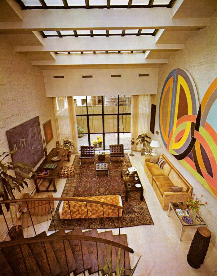 wendyOrourke's tweet image. Interior Design and Decoration by Sherrill Whiton, 4th Edition (1974) #Designbook #FrankStella #BarcelonaChair