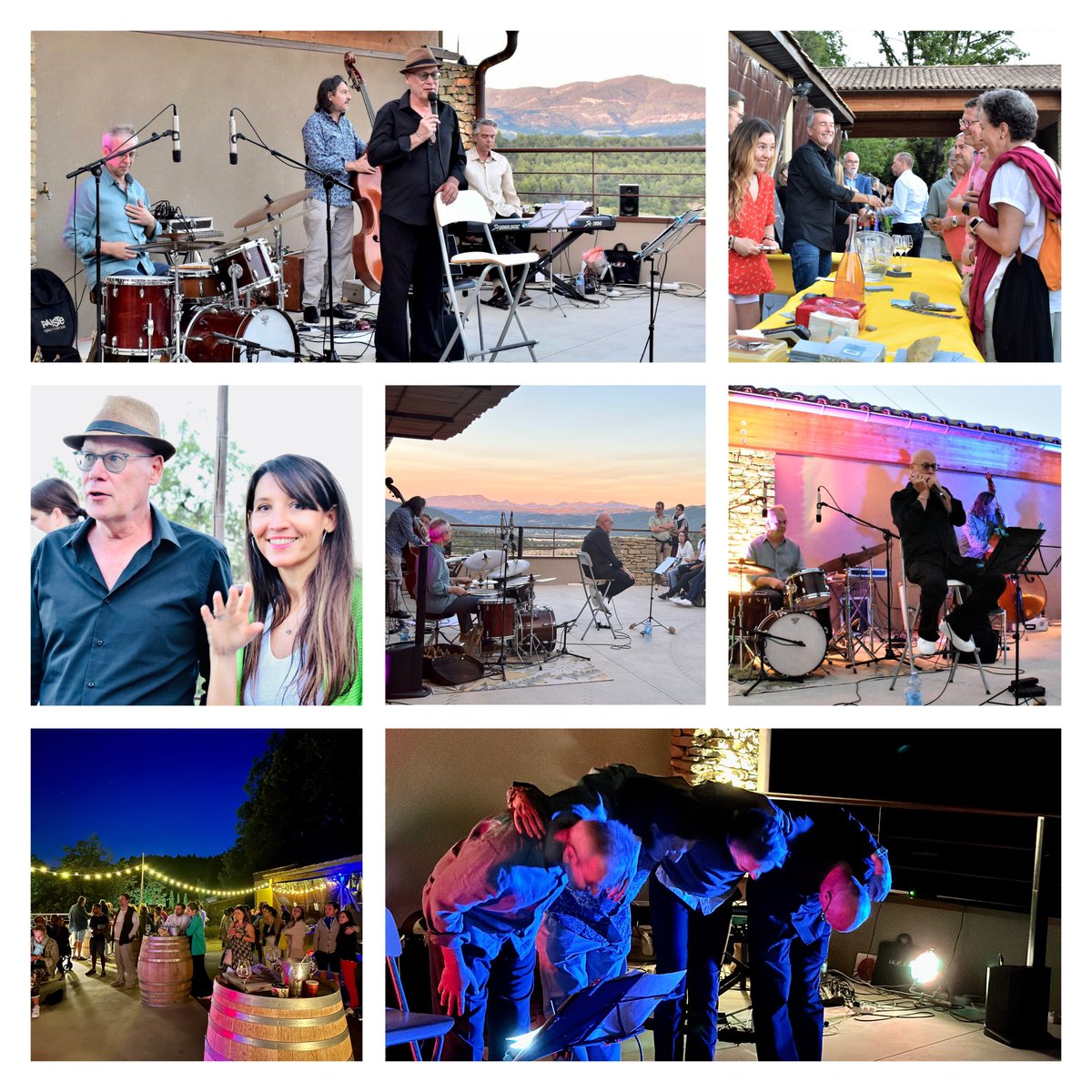 DomaineBergerie's tweet photo. Retour en images sur notre première soirée jazz au domaine ! 🎶🎷🤩

#olivierkerourio #trioBJS #jazz #concertjazz https://t.co/Ygldeh8kEZ
