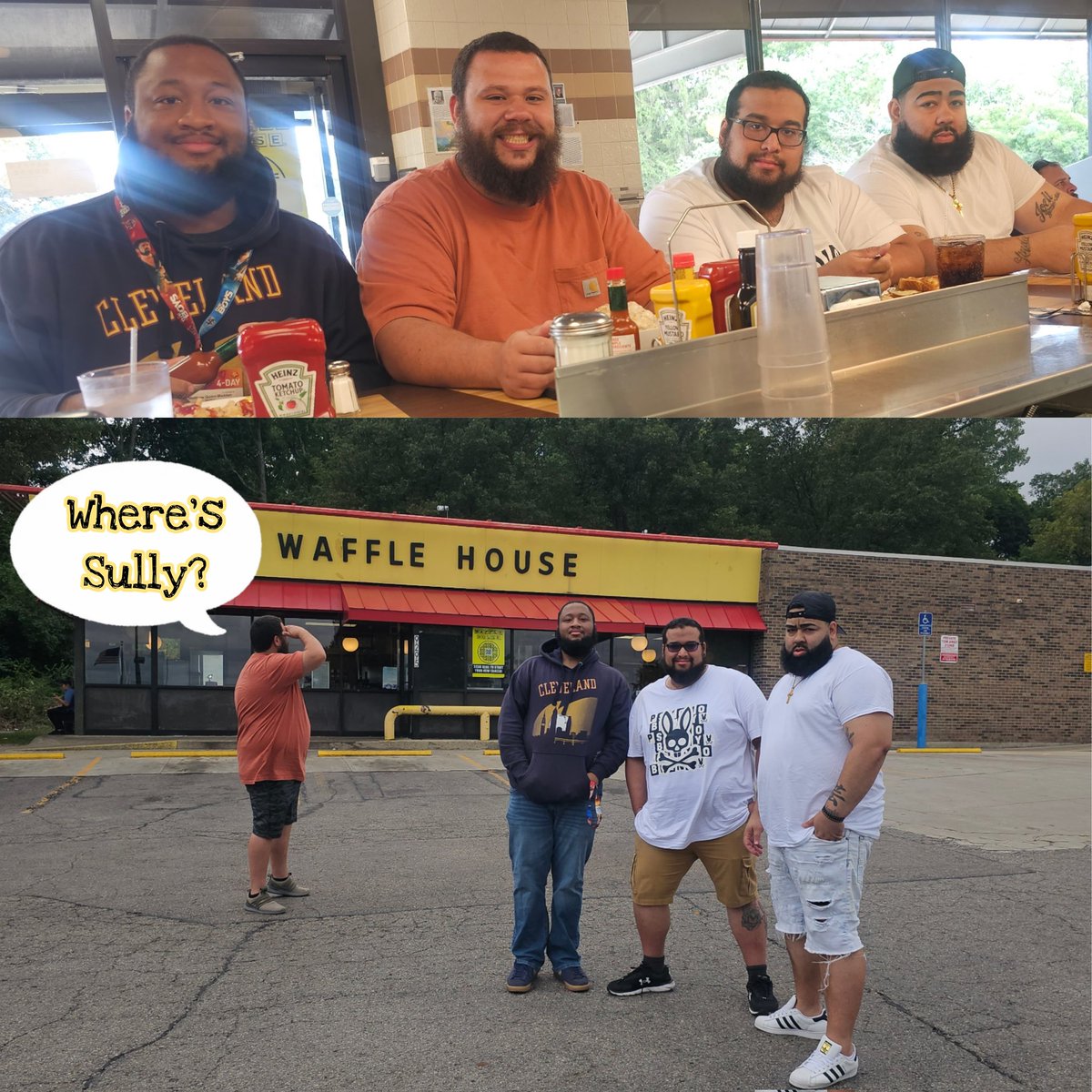 Waffle House on the way back from #GenCon2023