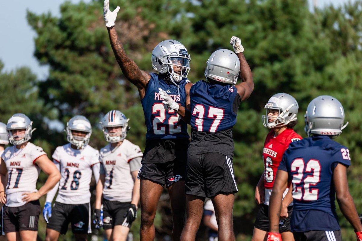 MNUFootball_'s tweet photo. Practice #2 #FallCamp23 https://t.co/BDv4TFNpwo