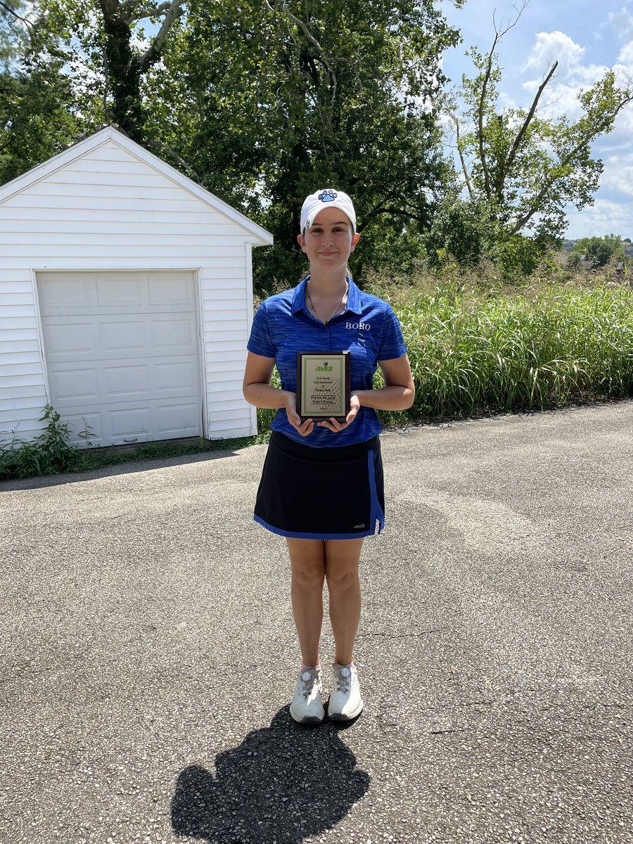 Congrats to Taylor Dunkle for her 5th place finish today with a score of 1 under par 71 at the Sycamore Invitational. Also her new personal low for 18 holes.

- Springboro Girl's Golf
