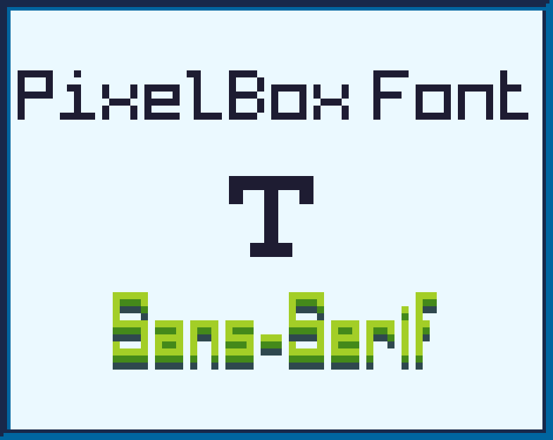CuriosVoult's tweet photo. Rediscover classic gaming vibes with PixelBox fonts! Experience PixelBox Sans-Serif and Monospace's magic. Design the golden age of gaming! Don't miss the PixelBox Bundle! 🎮 
#font #GamingDesigns #itchio 

Bundle link: https://t.co/Iyl00D5qyE

Buy both styles for only $2 https://t.co/6vc0bmCdbW