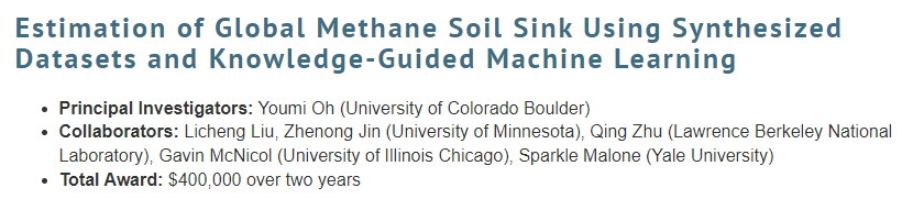 Our new project on estimating global methane soil sink with AI/ML techniques is recently funded! 🥳@gavin_mcnicol @SparkleLM85 ess.science.energy.gov/summary-of-env…