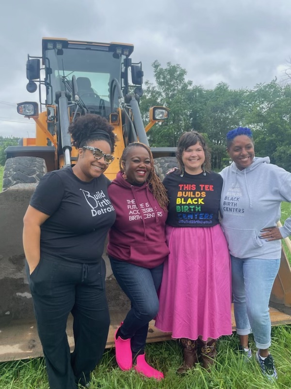 Can you dig it! Today we finally broke ground on the future site of Birth Detroit birth center. And so it begins….stay tuned.  
#buildbirthdetroit 
#moreblackmidwives 
#detroit 
#midwives 
#birthjustice
#birthequity