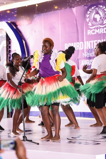 TheRCTI_RCMRD's tweet photo. Drama club students  in high spirit as they captivate the audience during the official opening of the 7th RCMRD International Conference #RIC2023 at @RCMRD_ https://t.co/07fwQAsIdV