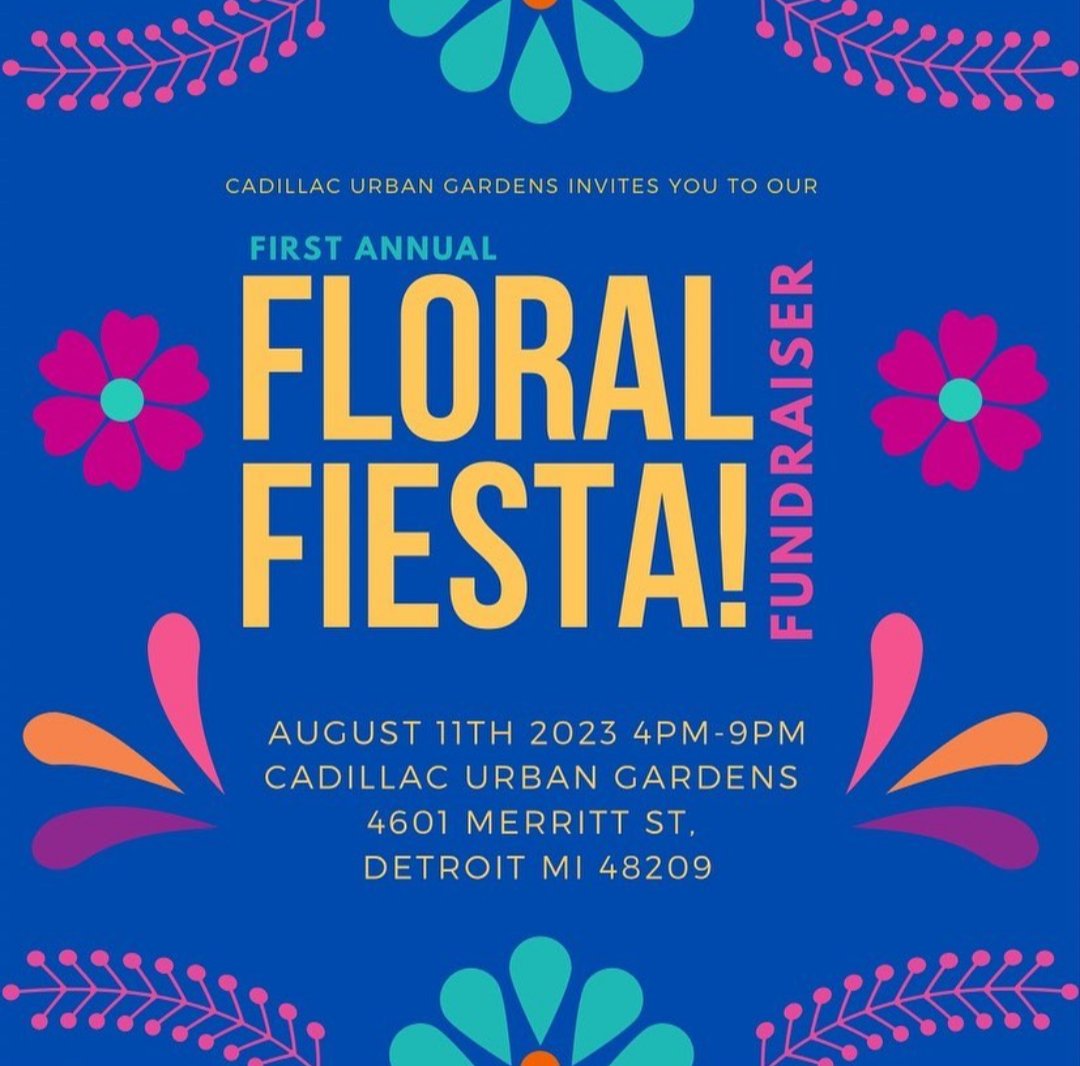 Come and join us and Cadillac Urban Gardens this Friday for their Floral Fiesta! Entertainment provided by your's truly! 😍
Come for some free food 👀
Link to buy tickets is here: docs.google.com/forms/d/e/1FAI…

#cadillacurbangardensonmerritt #cadillacurbangardens #gradens #nonprofit