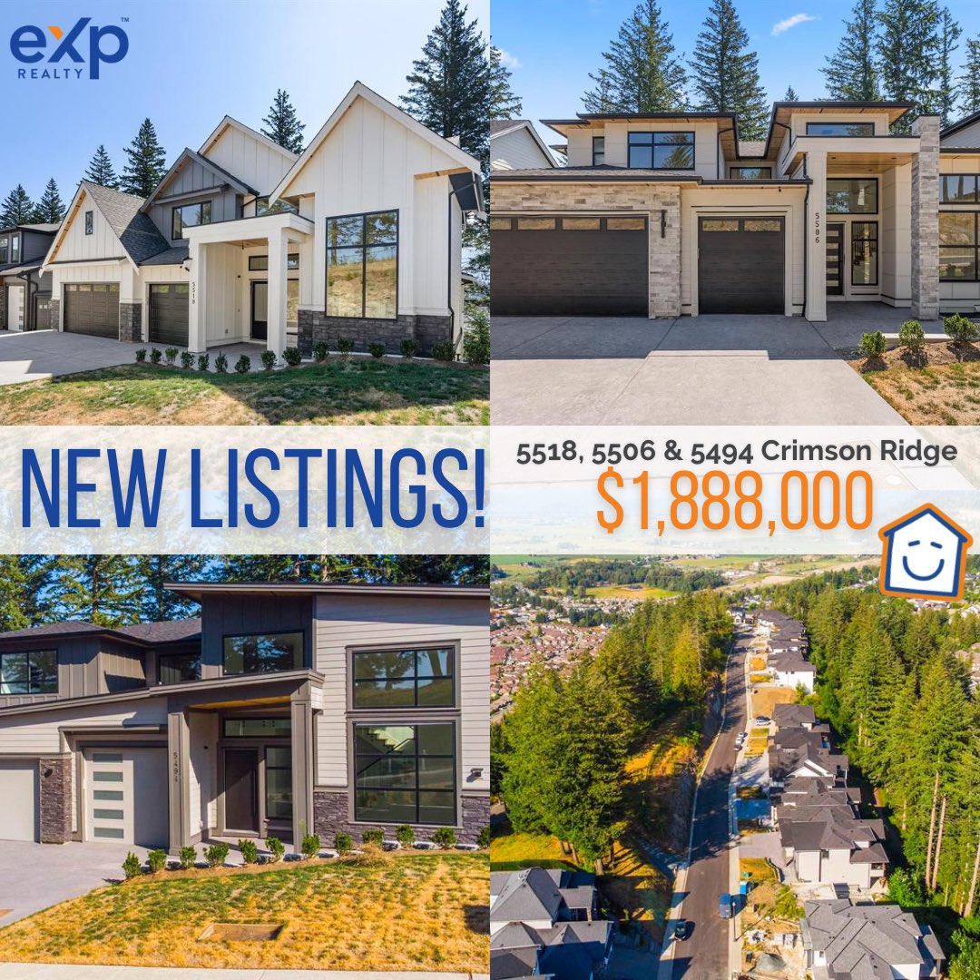 happyhomesbc's tweet photo. Welcome to Crimson Ridge 😍 there are some stunning homes on this street and we’re excited to share our new listings with you! 5518, 5506 &amp; 5494 Crimson Ridge. Head to https://t.co/KhnnCVDo21 for more info on these  homes and make sure to stop by this Saturday &amp; Sunday  2-4! 🙌🏻 https://t.co/N2sPrQaVe4
