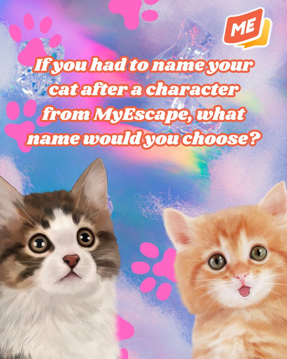 Happy #InternationalCatDay ! 😻
If you had to name your cat after a character from #MyEscape , what name would you choose? 🔥😸