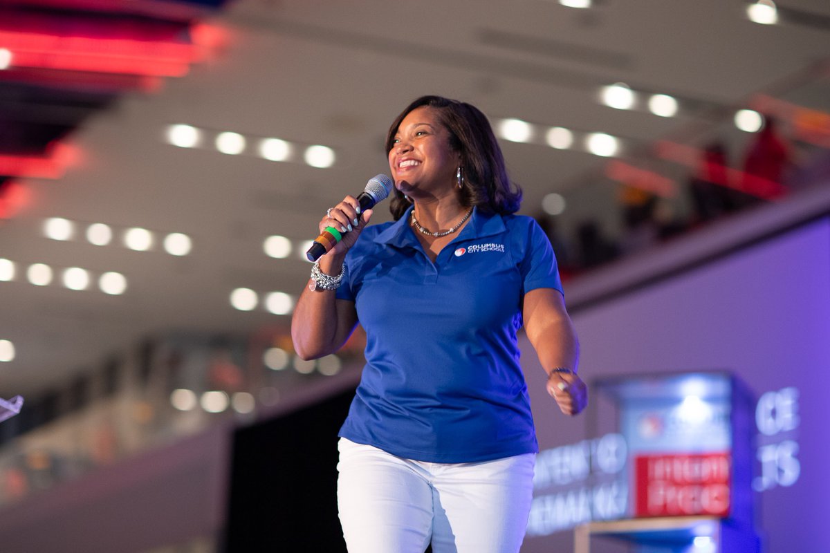 ChapmanLeads's tweet image. The excitement of our teachers and staff filled the @cbusconventions today! We hosted day one of our @ColsCitySchools Summer PD Institute, and we’re building strong momentum heading into #FirstDayCCS!