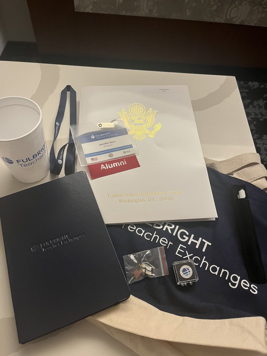 I am so proud to be a part of the <a href="/FulbrightTeach/">Fulbright Teacher Exchanges</a> community and thrilled  to be joining the first in-person orientation in 3 years. @FulbrightFIN <a href="/FulbrightPrgrm/">The Fulbright Program</a>