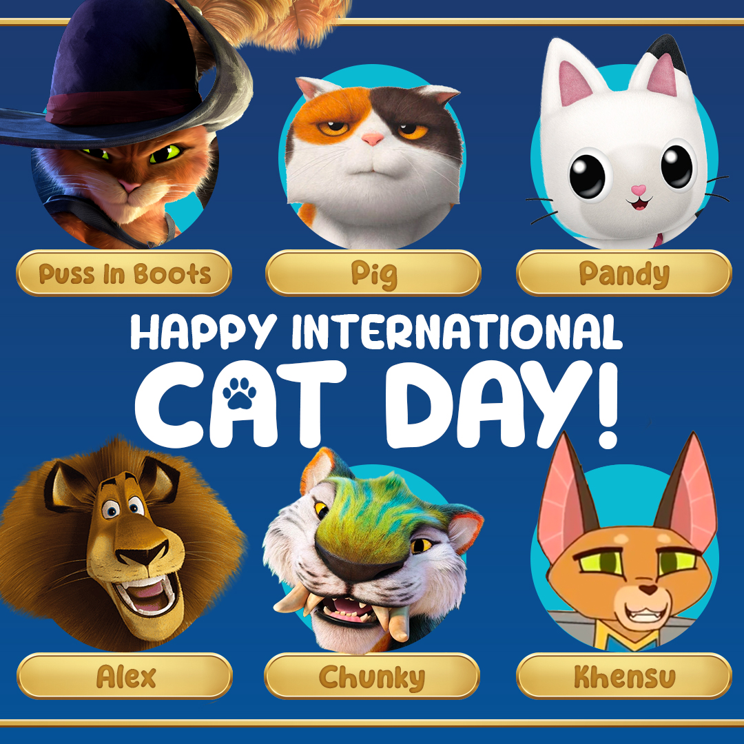 Dreamworks's tweet photo. Meow. #Dreamworks #InternationalCatDay https://t.co/C9eFRVuS67