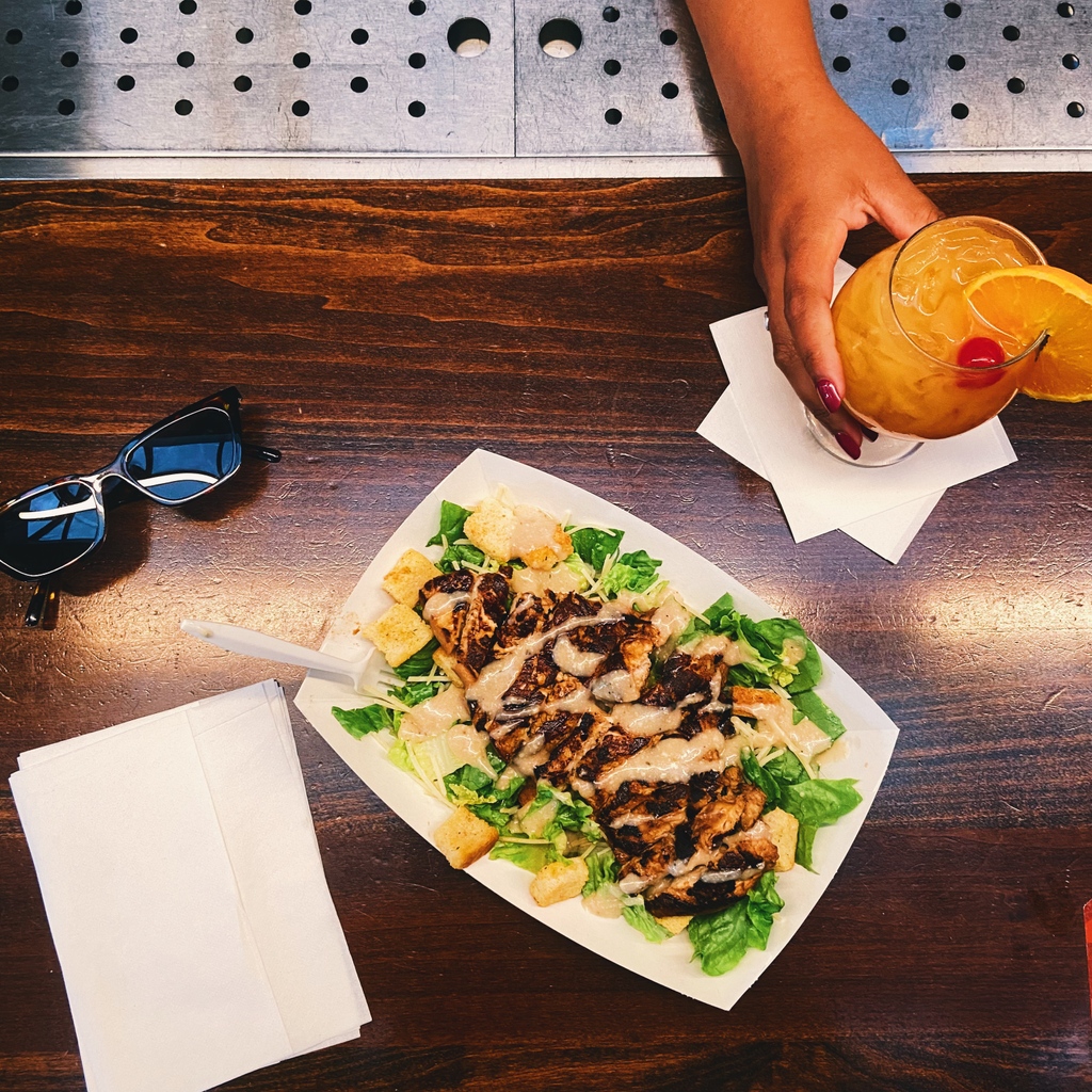 Hungry for a salad with a twist? Look no further! 🍽️

Try @mobgrill’s Grilled Chicken Caesar Salad - a perfect blend of marinated grilled chicken, shaved parmesan, and flavorful garlic dressing all nestled atop crisp romaine lettuce.