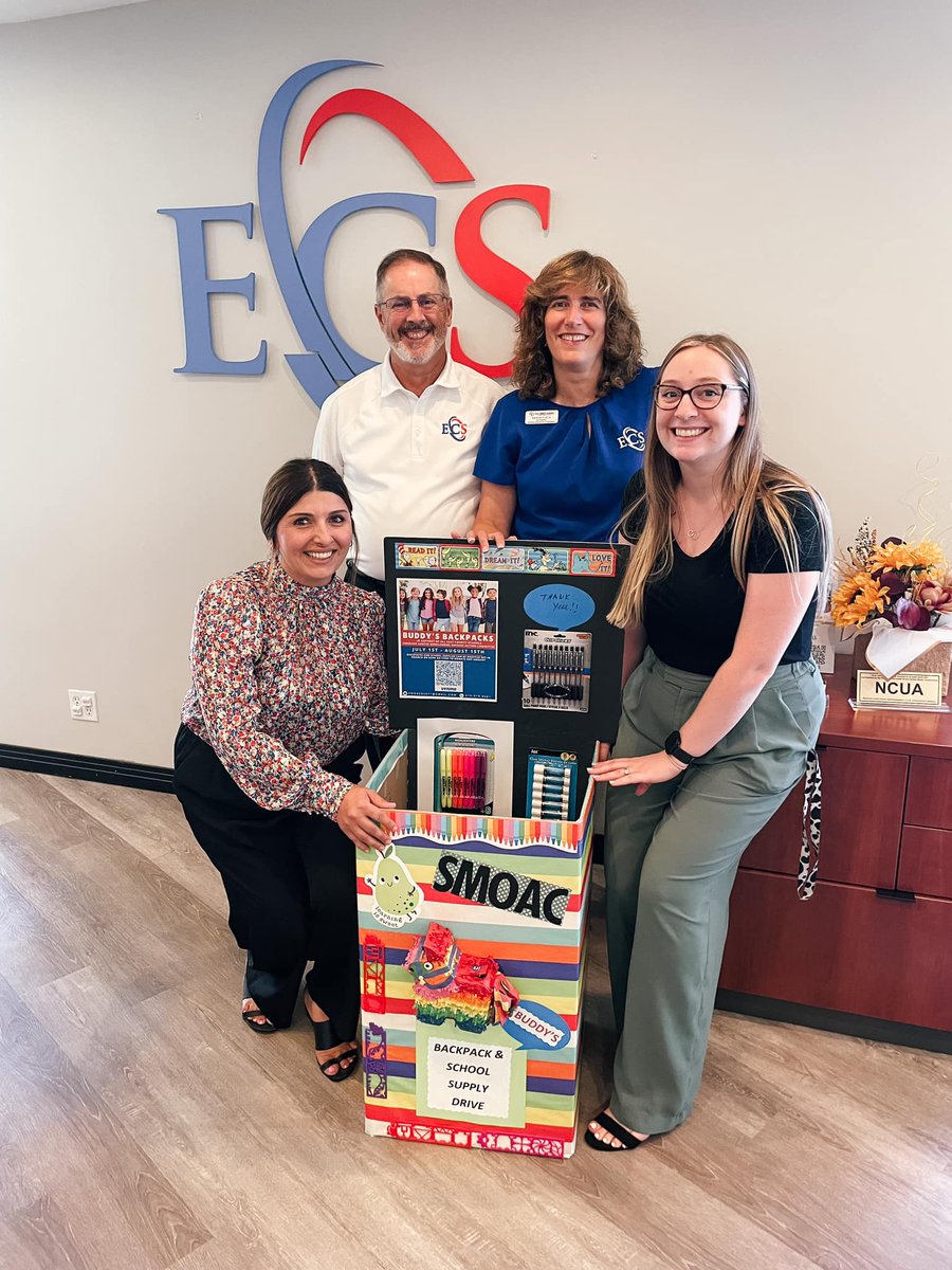 Stop by our branch, say hi, & make a donation from now through August 15th! #ECSFCU has a donation box in support of East County students through SMOAC Buddy’s Backpack Drive. Let’s make a difference in the lives of our students & families! #buddysbackpacks #CreditUnions