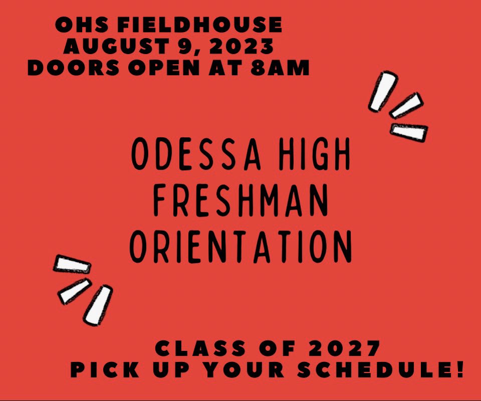 BigRedBronchos's tweet photo. Welcome 9th graders!! @BronchoNews https://t.co/6SUnoSJIuI