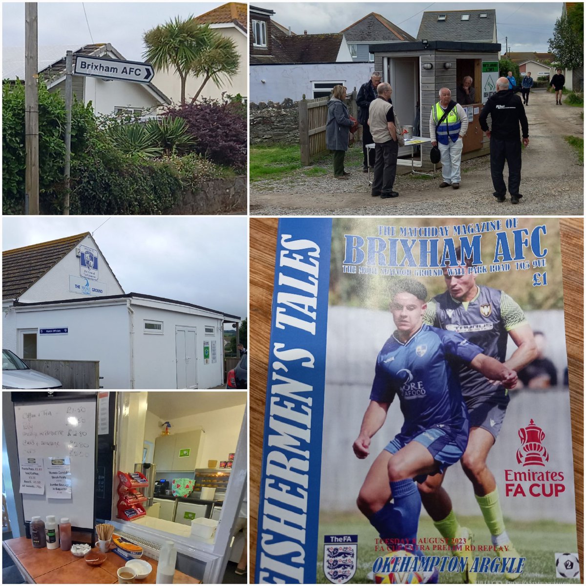 redlegTudor's tweet photo. An @EmiratesFACup #replay this Tues evening, along Wall Park Road.
@BrixhamAFC 0-2 @OkeArgyle AET (0-0 FT)
Tight encounter between @TSWesternLeague + @swpleague #East clubs.. the #Fishermen unable to #net .. whilst the #Okes are onto @OfficalBAFC in next round.. #allthebest 👏 https://t.co/98LLi5Eulk