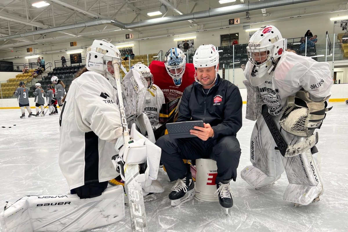TheRinkLive's tweet image. As the @usahockey manager of goaltending development, Steve Thompson travels all across the country. But there are a number of things that Thompson notices that are different when he is in Minnesota. therinklive.com/high-school/mi…