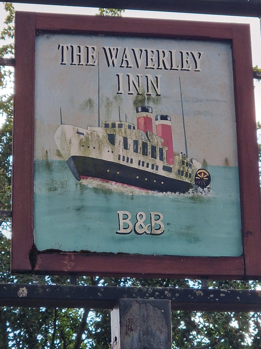 acleverblond1's tweet photo. On holiday on the Isle of Wight and round the corner from my holiday home I found this pub! Knew other #Earpers would appreciate it! 
#WynonnaEarp #wayhaught #Waverley https://t.co/3FJ2Co4a1N