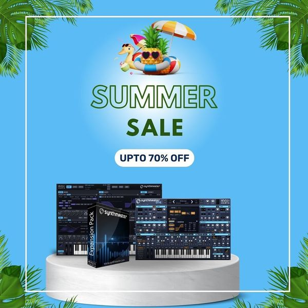 plugindeals's tweet photo. Huge #SynthMaster summer sale started! All products are up to 70% off through August. Don’t miss this limited time offer.
Visit https://t.co/0YZ8zaYf8y for all the information. https://t.co/wwuJQwyw1R