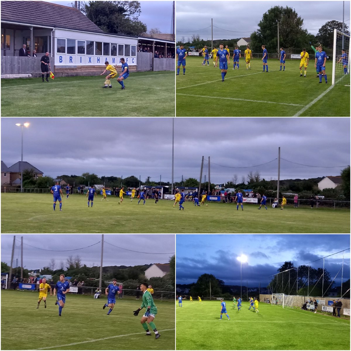 redlegTudor's tweet photo. An @EmiratesFACup #replay this Tues evening, along Wall Park Road.
@BrixhamAFC 0-2 @OkeArgyle AET (0-0 FT)
Tight encounter between @TSWesternLeague + @swpleague #East clubs.. the #Fishermen unable to #net .. whilst the #Okes are onto @OfficalBAFC in next round.. #allthebest 👏 https://t.co/98LLi5Eulk