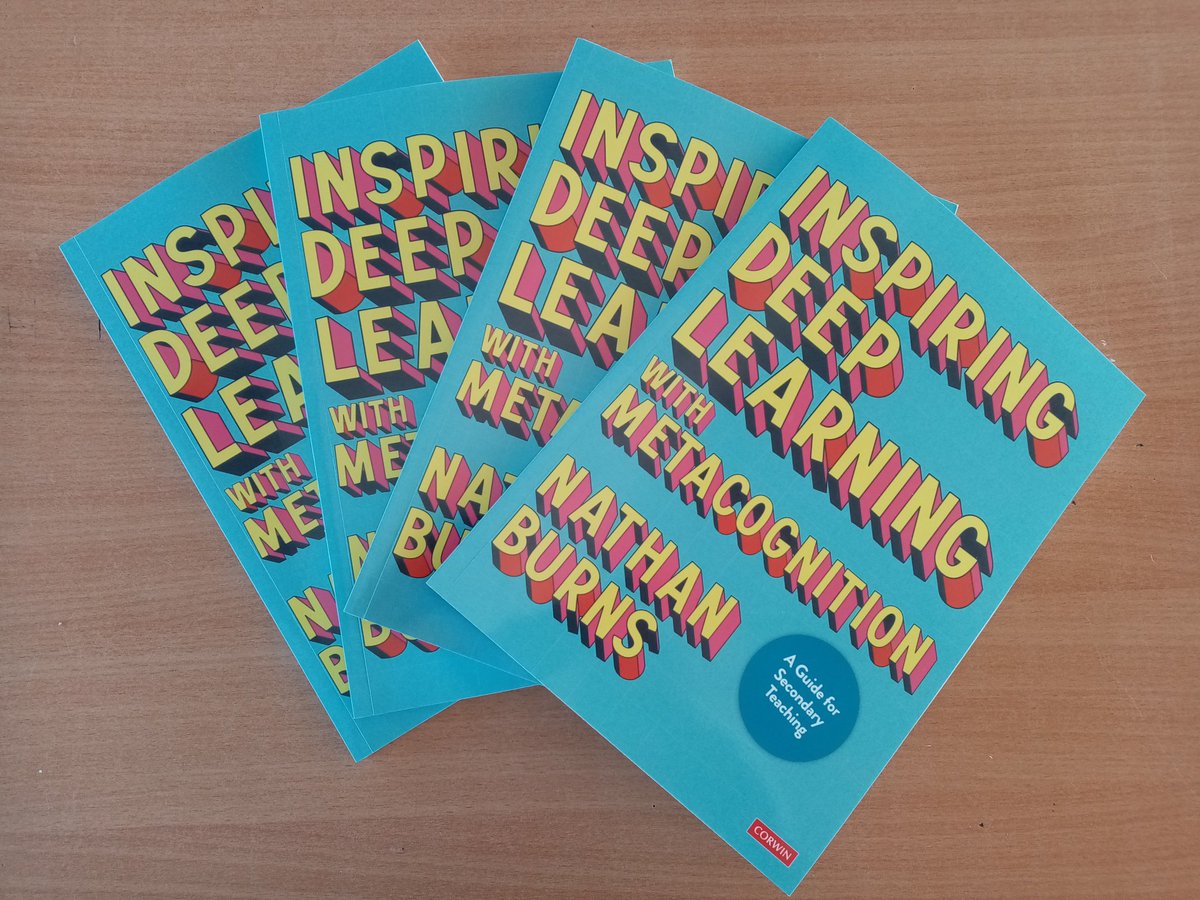 SUMMER GIVEAWAY!!!
I'm giving away a copy of my 5* reviewed book, Inspiring Deep Learning with Metacognition!
Simply RT, tag one person and follow to be entered into the competition.
Winners in a week (and then next day delivery to your door!).
Good luck!!
tinyurl.com/5d6d2y6k