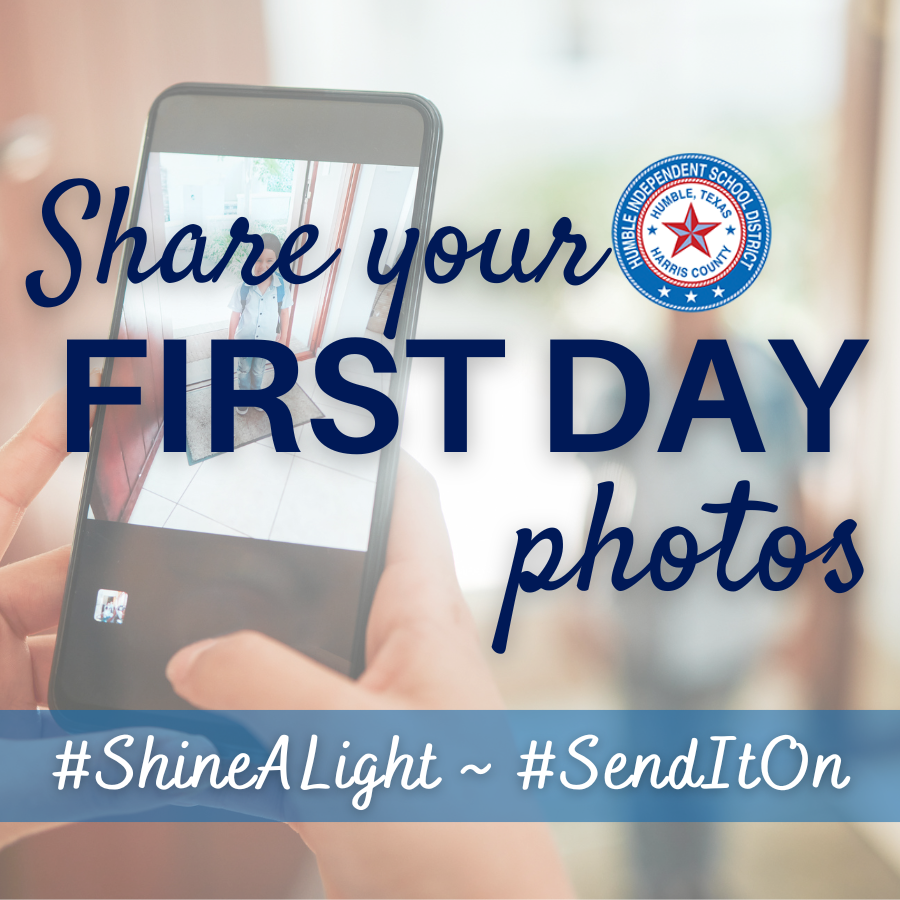 HumbleISD's tweet photo. 🎒Backpacks ready?
👗👖First day outfits picked out?
🍎Lunches prepared?
We are🤩SO EXCITED🤩to welcome our students back to school tomorrow! Be sure to share your photos with us using #ShineALight and #SendItOn. The countdown is on! https://t.co/1KF34MOUXq