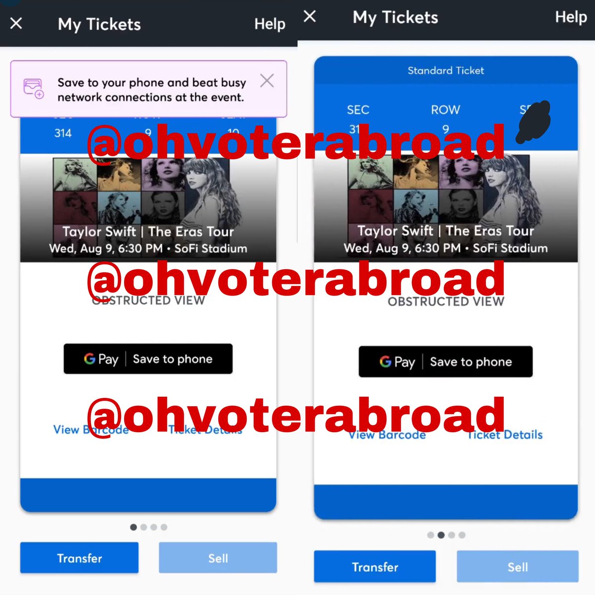 Eras Tour Resell tweet media