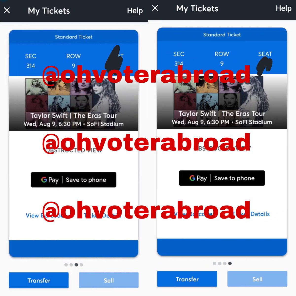 Eras Tour Resell tweet media