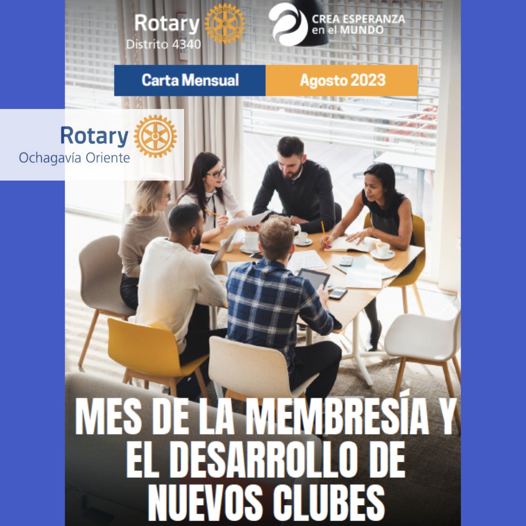oriente_rotary's tweet photo. Carta Mensual - Agosto 2023

Los Invitamos a revisar la nueva edición de la Carta Mensual de nuestro distrito 4340 👏🎉

Enlace se encuentra en la descripción de nuestro perfil, donde también podrás hallar todas nuestras páginas oficiales. 🤩 https://t.co/ZXNyS3ERxv