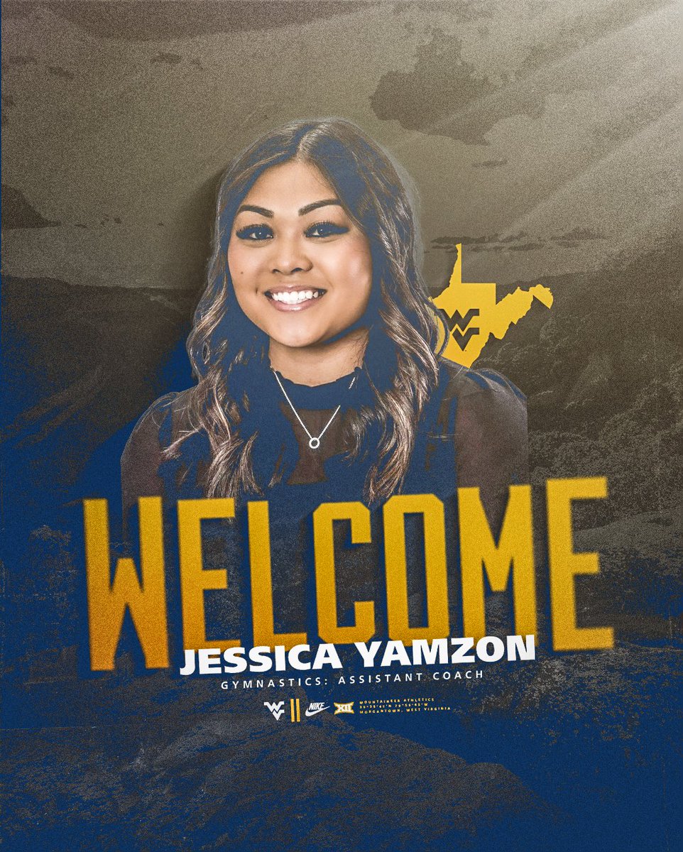 Join us in welcoming Jessica Yamzon to our Mountaineer gymnastics coaching staff! 

We are so excited to have you in Morgantown, Jessica! 💛💙

🔗 wvusports.co/44XEJwf

#HailWV | <a href="/_jessnicole24/">Jessica Yamzon</a>