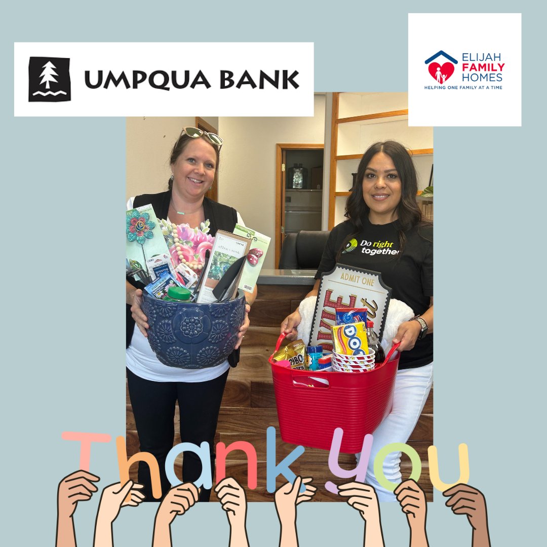Thank you @Umpquabank for putting together 2 fun baskets. There will be plenty of people wanting to buy raffles tickets to win one of these. We appreciate your support.

#tricitieswa #nonprofit #familyrecovery #communitysupport #charity #support #partnership #addictionrecovery