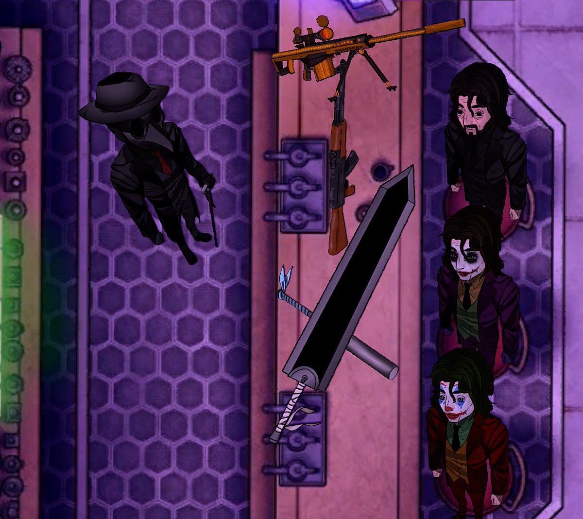 tokensoutrolado's tweet photo. mn eu fiz o John Wick, e 2 coringas tudo com a mesma base kssksksksk #OrdemParanormal #OrdemParanormalRPG #ORDEMSONA #RPG #ordemparanormalfanart https://t.co/br68FZ5Yip