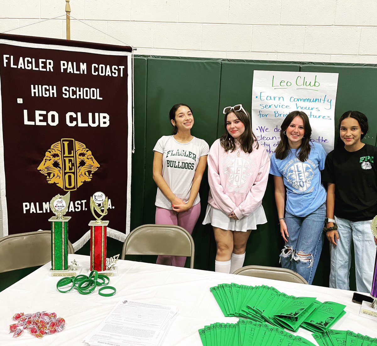 Welcoming new Bulldogs!! Join Leo Club! <a href="/FPCHS/">Flagler Palm Coast High School</a>