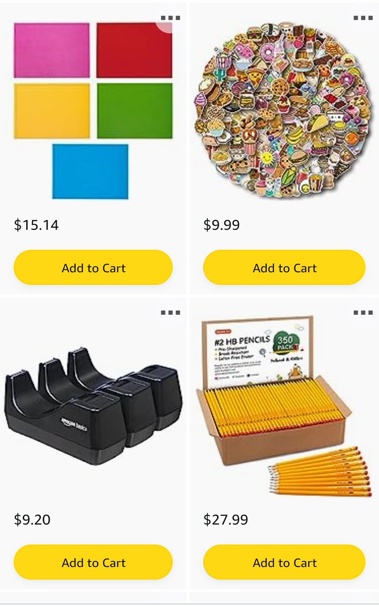 CooliestClass's tweet photo. @malmarlet16 Thank you so much for your support! Looking to replenish our 7th grade science classroom! Everything under $30 and most under $15! #clearthelist #teachertwitter #bettertogether #JohnClearMyList https://t.co/oUxnb90yrw https://t.co/HAN3tUfHBe