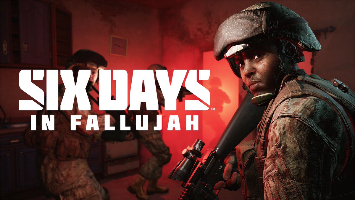 Who wants a FREE copy of the new game “Six Days in Fallujah”? 👀 

We have some steam codes to giveaway! 😎
