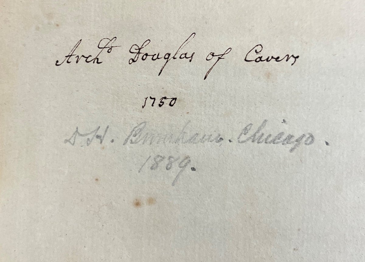 oldsturbridge's tweet photo. This volume is one of the earliest publications in the #OSVResearchLibrary. It contains a 1730 edition of James Thomson’s "The Seasons" as well as several other 18th-century poems. It belonged to Daniel Burnham, the famed architect and father-in-law of A. B. Wells. #BookLoversDay https://t.co/jkFRzzbTw4