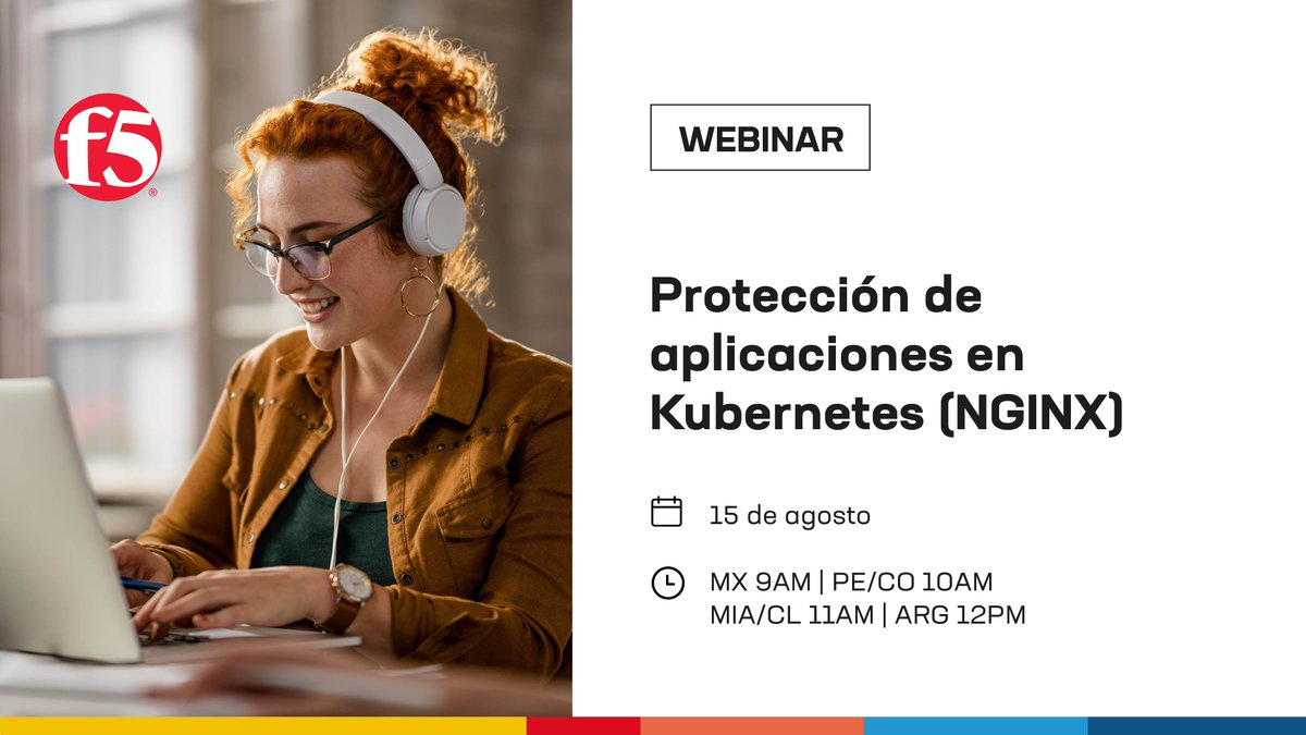 D3bb0raH's tweet photo. 💻 WEBINAR | Protección de aplicaciones en Kubernetes (NGINX)

🗓 Martes, 15 de agosto.

🕙MX: 9 am
🕙PE/CO: 10 am
🕙MIA/CL: 11am
🕙ARG: 12pm

Regístrese gratis 👉 https://t.co/R2c9SEGRuE https://t.co/s6Rtpm9NkU https://t.co/aWmwKdgqxO