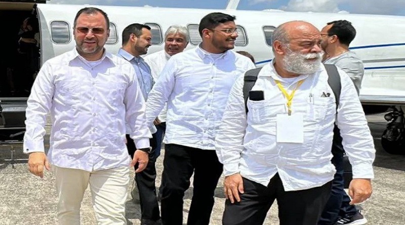gregobata11's tweet photo. #VozDeVenezuelaEnBrasil 
@Gabrielasjr @Larosainfove
@Vzla_Fundacion2 @Mincyt_Ve Canciller de Venezuela arriba a Brasil para participar en cumbre amazónica https://t.co/hRpB9CUPOW