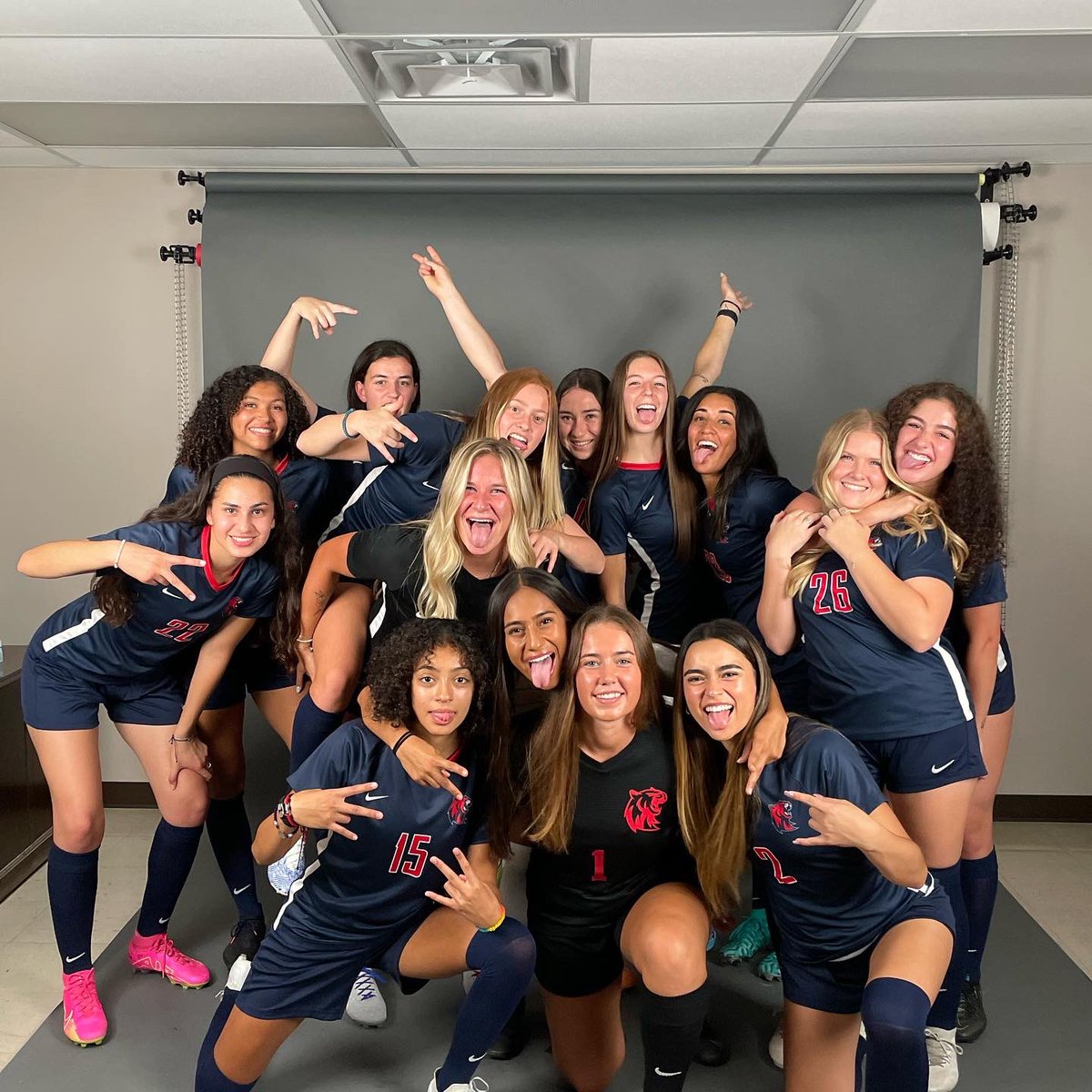 rsuwsoccer's tweet photo. Behind the scenes look at 2023 media day📸🫣 #NoLimits https://t.co/CPzYcZkbop