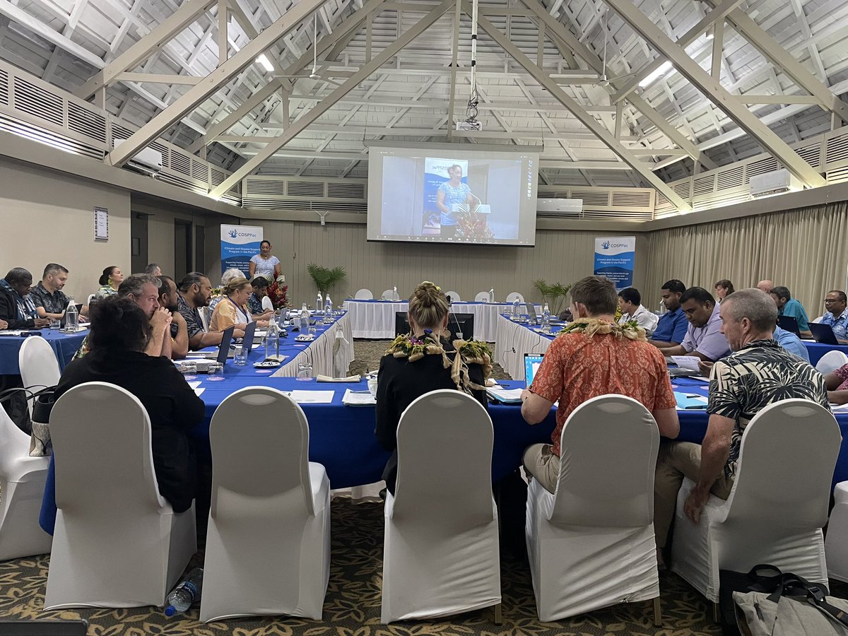 kaih2o's tweet photo. #COSSPAC Steering Committee Meeting convened in Nadi with Pacific #NHMS, #PGSC and partners @dfat @MFATNZ @SprepChannel @BOM_au @niwa_nz @spc_cps “supporting pacific communities to use climate, ocean & sea level information” #resilientpacific @FJMETservice https://t.co/oUdYggIX9k