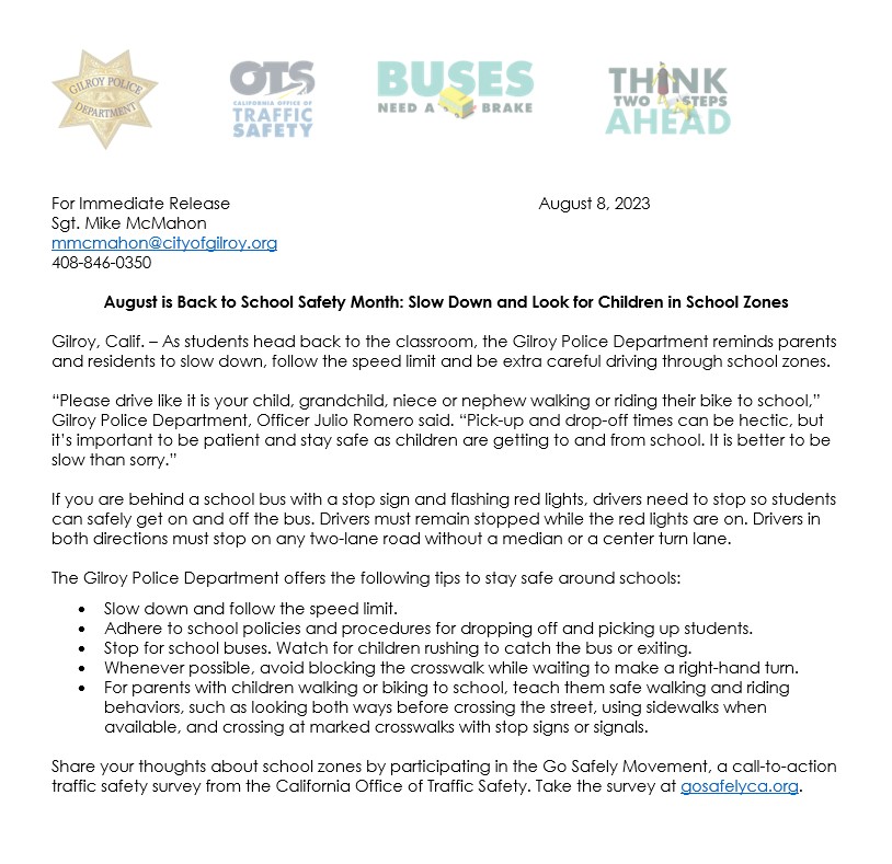 Gilroy Police tweet media