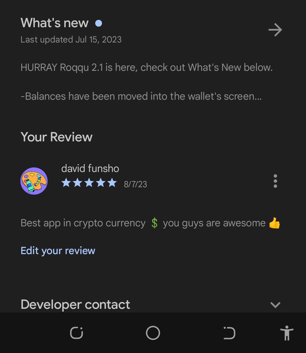 Roqqu to the world 🌎 easy  going application ✅