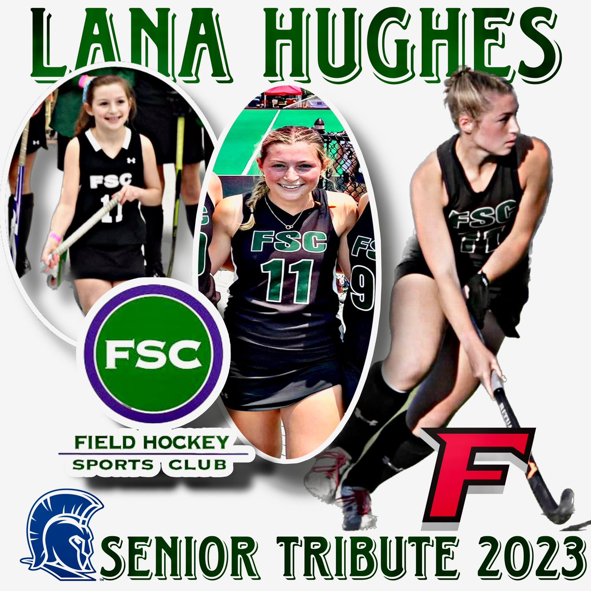 🎓Senior Tribute 🎓 Best of luck to Lana Hughes as she embarks on her journey at Fairfield! We are so excited for you ❤️🤍
