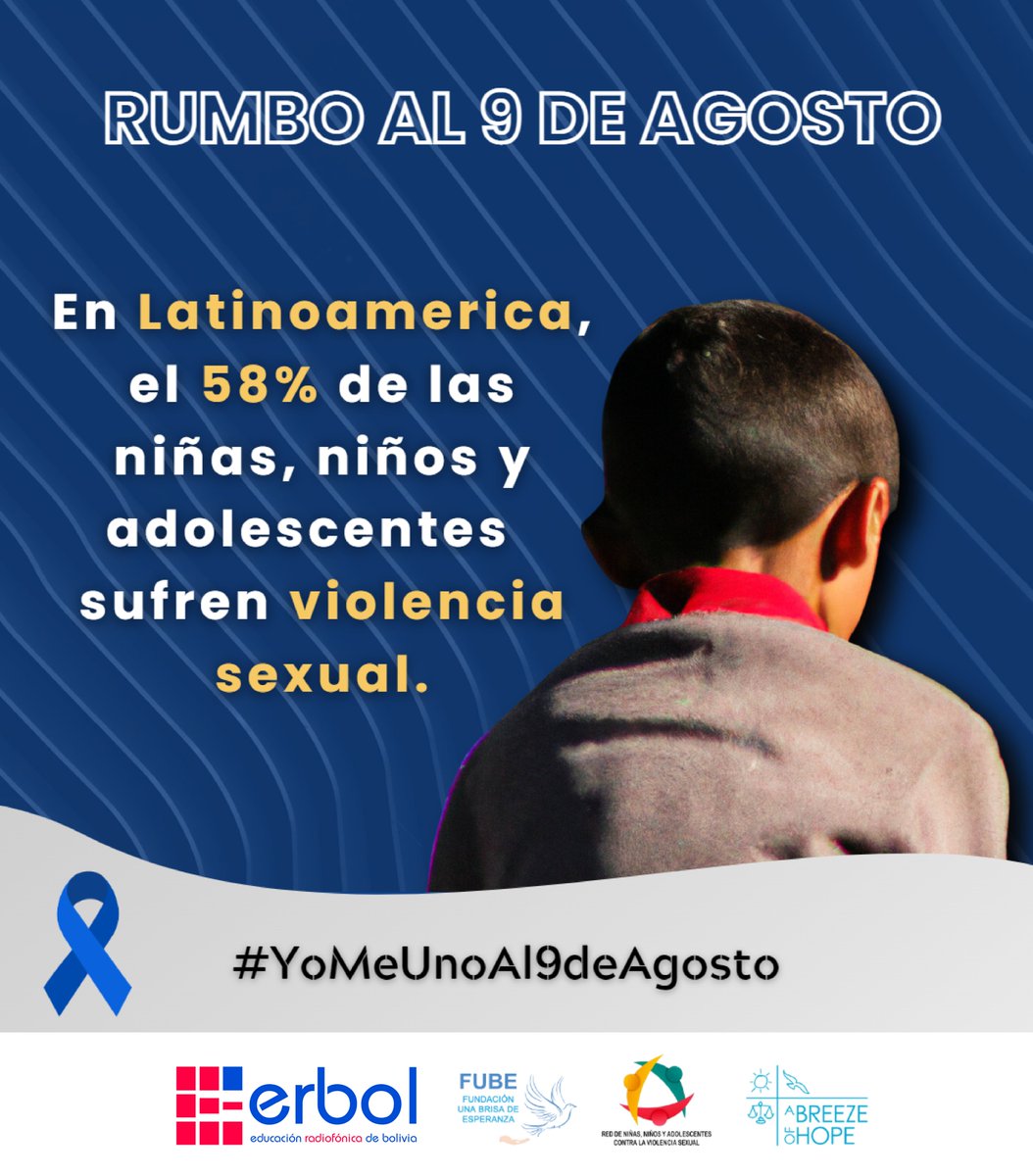 ErbolDigital's tweet photo. #Sepamos #Caminata #9deAgosto con el apoyo de #Erbol
Estamos a horas de la GRAN CAMINATA por el 9 de agosto "Día Nacional de la Solidaridad con las Víctimas de Agresiones Sexuales"
Las y los invitamos a sumarse, la concentración será a las 8:30 en la Ceja altura el Ceibo. https://t.co/77tcO1lTTJ