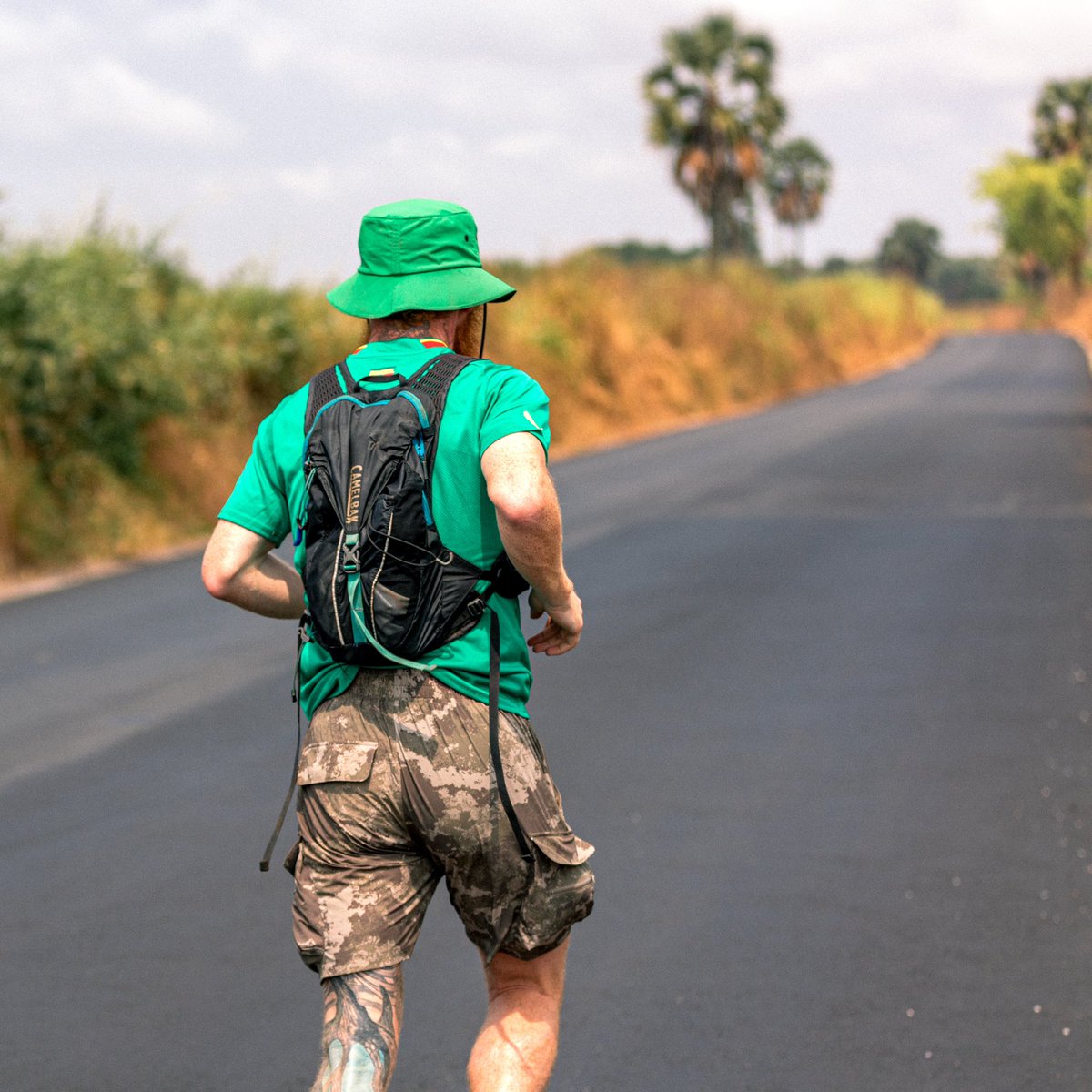 hardestgeezer's tweet photo. #ProjectAfrica Day 109: 50.4km

Another day closer. We’ve re-routed south west to head out of the DRC and into Cabinda (Angolan exclave). 

Looking like we may be taking a few days in Cabinda to get more visas and strategise a more secure plan of action for the next couple of months and beyond. There is a lot of moving parts to figure out logistically.

Big thank you to my energy partner @perfecttednrg for their continued support on the mission. Days out here can be tough but they’re a damn sight tougher without my tins of perfect T. Keep her lit🫡 #ad