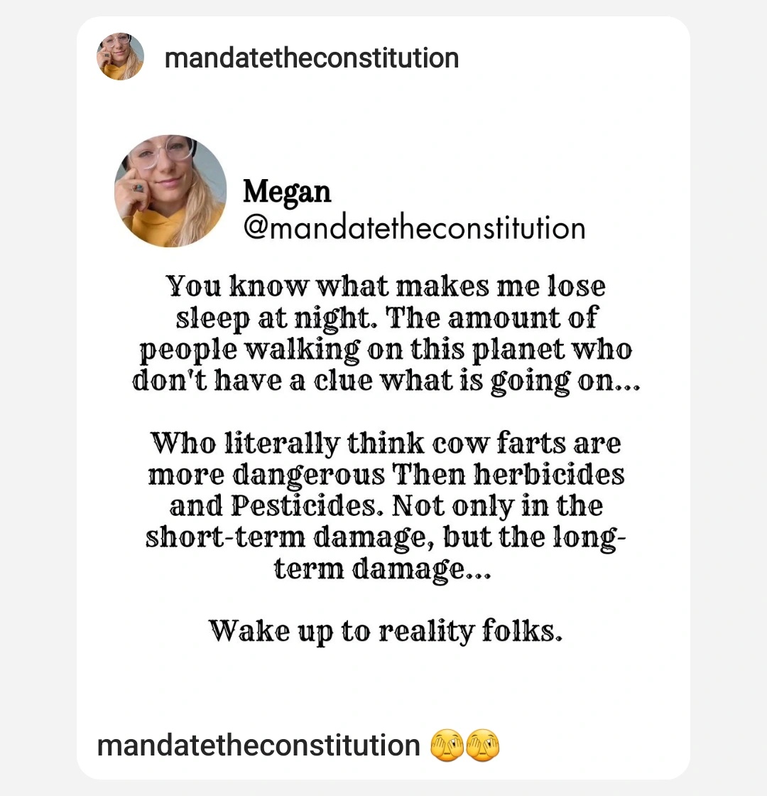 CarnivorePod's tweet photo. #ClimateScam #ClimateCrisis #ClimateActionNow  (I'm not losing sleep - but it seriously frightens me the level of stupid) https://t.co/hvRKwTc2nu
