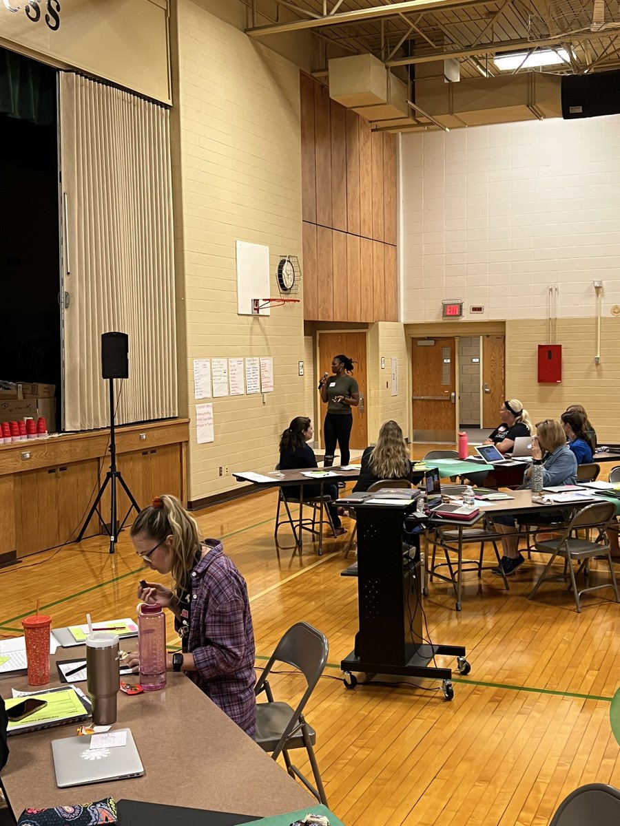 I’m so grateful and honored to work with such passionate educators here <a href="/OPS_Springville/">Springville Elementary School</a>. Today we worked with the fabulous team from <a href="/InnocentClass/">Innocent Technologies</a> as we prepare to welcome all Eagles back to school with joy. All are welcome, seen, and heard here. #JoyfulTeacher #OPSProud