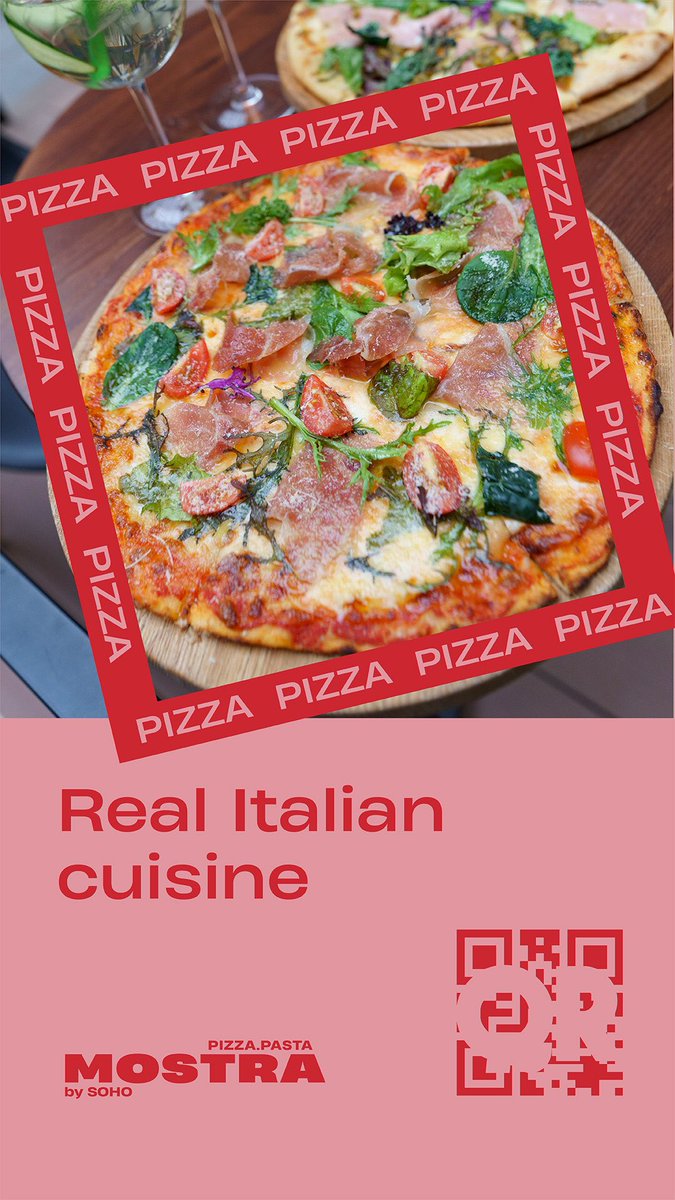 Design for Mostra Restaurant. I adore vibrant brands like these❤️‍🔥 It’s so much fun to create identity or content for social media with such lively concepts ✨

#GraphicDesign #design #figma #designtwitter #minimaldesign