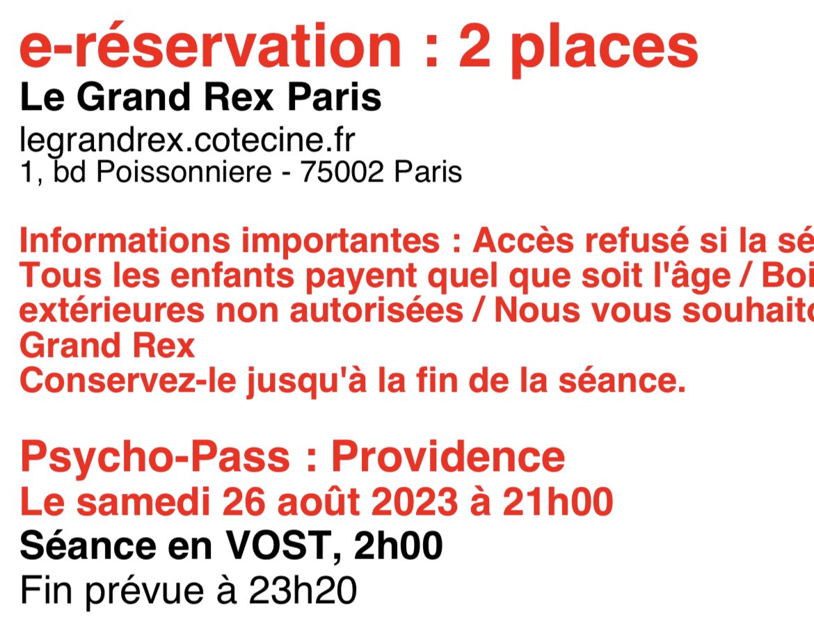 saeko_doyle's tweet photo. Yeaaaah Psycho-Pass Providence places réservées ! @Crunchyroll_fr 😆😆😆😆 https://t.co/WoN0J9TZhe