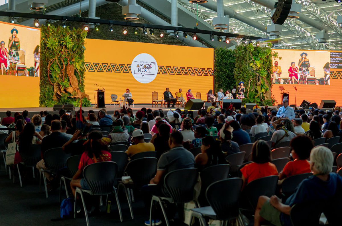 fabiofreitaspa's tweet photo. #DiálogosAmazônicos 
O evento é um preparativo para COP-30 Conferência das Nações Unidas sobre Mudanças Climáticas, que vai ser realizada em Belém, em 2025. E, para aproximar a população da informação, foi montado um observatório com dados em tempo real sobre a região amazônica. https://t.co/EpnYPhov7x