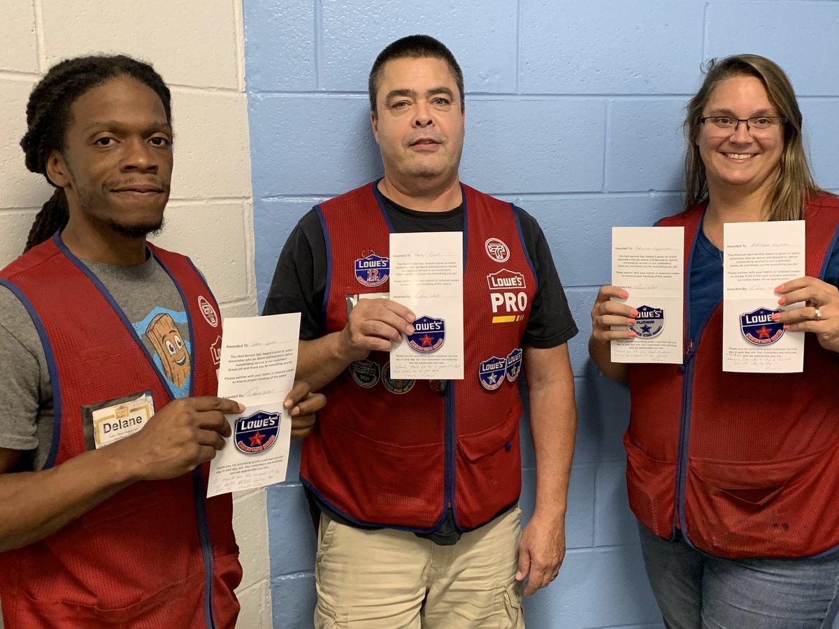 Dennis West Asst Store Manager Lowe’s 1839 (@westasst) on Twitter photo I want to thank our PSS for an AMAZING 1st half of 2023. We had a great PRO RALLY today and awarded 3 Red Service Stars and 1 Platinum Milestone Award. From Left to right De’Lane, Randy and Adrienne. <a href="/BenitoKomadina/">Benito.Komadina@Lowes</a> @nmcmillan1369 <a href="/xen_arely/">xenia</a> <a href="/AdamReece1839/">Adam.Reece</a> <a href="/1369DMIS/">Mitch Derrow</a> I want to thank our PSS for an AMAZING 1st half of 2023. We had a great PRO RALLY today and awarded 3 Red Service Stars and 1 Platinum Milestone Award. From Left to right De’Lane, Randy and Adrienne. <a href="/BenitoKomadina/">Benito.Komadina@Lowes</a> @nmcmillan1369 <a href="/xen_arely/">xenia</a> <a href="/AdamReece1839/">Adam.Reece</a> <a href="/1369DMIS/">Mitch Derrow</a>